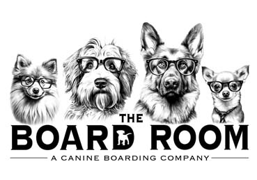A black and white logo for a St. Louis boarding company.