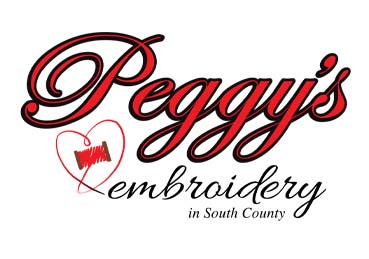 A full color logo for an embroidery company in South county